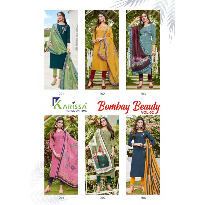 Karissa Bombay Beauty Vol 2 Liva Premium Kurtis